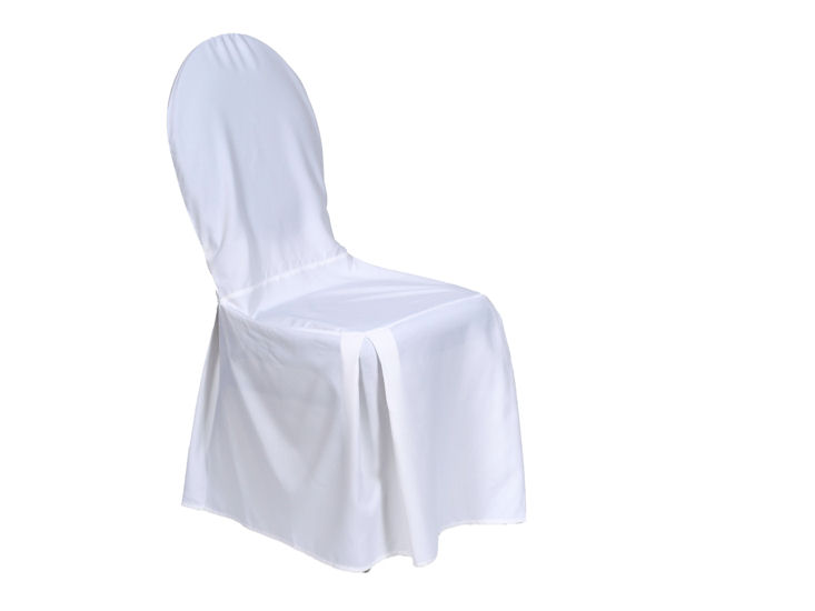 Pokrowiec na krzesło bankietowe, biały